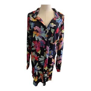 Tribal Sport Multicolor Floral Top Size Medium NWT